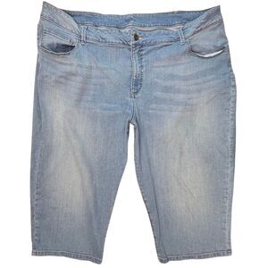 Riders by Lee Indigo Capris Womens 26 Blue Denim Light Wash Casual Everday Pants